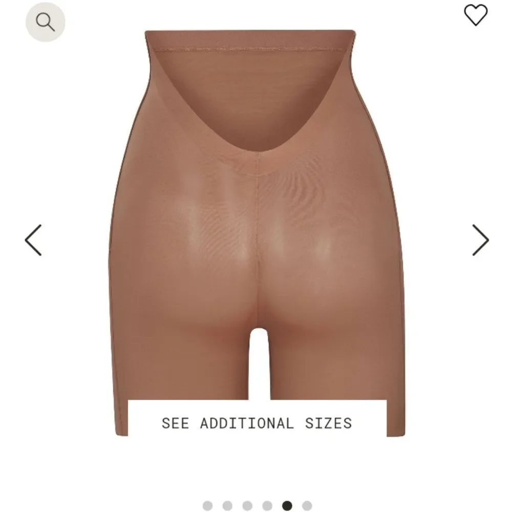 Skims Simply Bare Low Back Short in color Bronze. Size 3X NWT - Picture 4 of 6